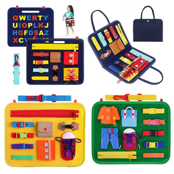 

montessori learning toy essential sensory board for toddlers baby early educational toys preschool ntelligence development toy 1