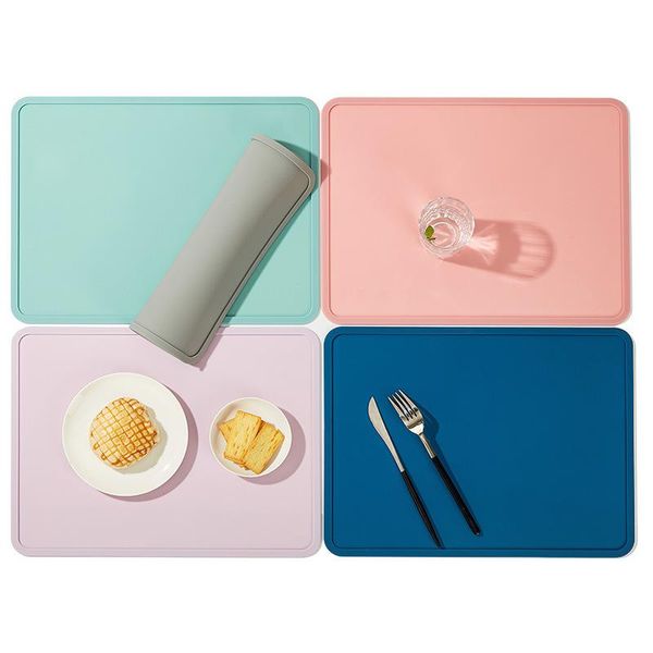 

mats & pads children's silicone placemat spill-proof thickened heat insulation anti-scald table mat waterproof placemats for dining