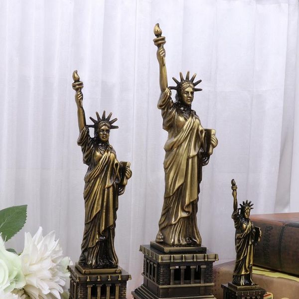 

landmarks statue of liberty metal model desk decoration gadget craft gift drop decorative objects & figurines