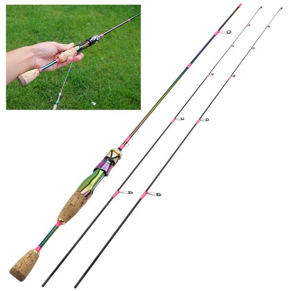 

boat fishing rods 1.8m colorful 2tips solid tip trout lure rod ul power ultralight 3-7g carbon spinning casting probale pole