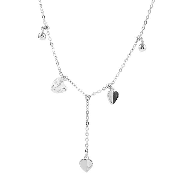

silver chunchun chain tassel necklaces contracted silver collar bone, small daughters love light and decoration design of web celebrity