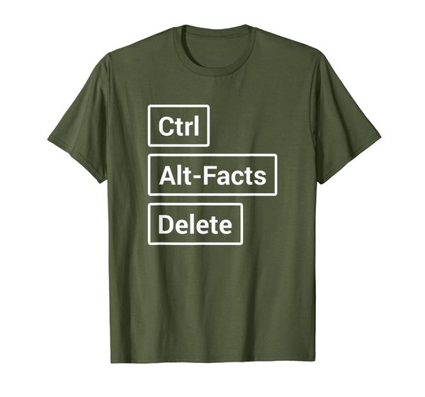 

Ctrl Alt-Facts Delete T-Shirt Help Debunk Alternative Facts, Mainly pictures