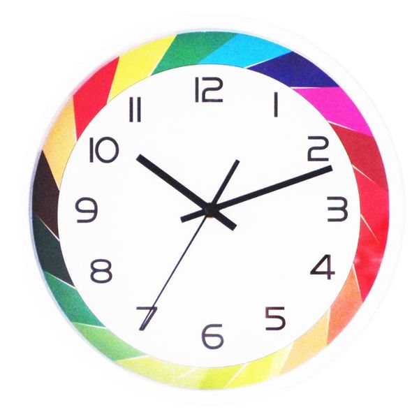 

wall clocks minimalist kids room clock flower simple nordic watch mute digital living orologio parete novelty ab50wc