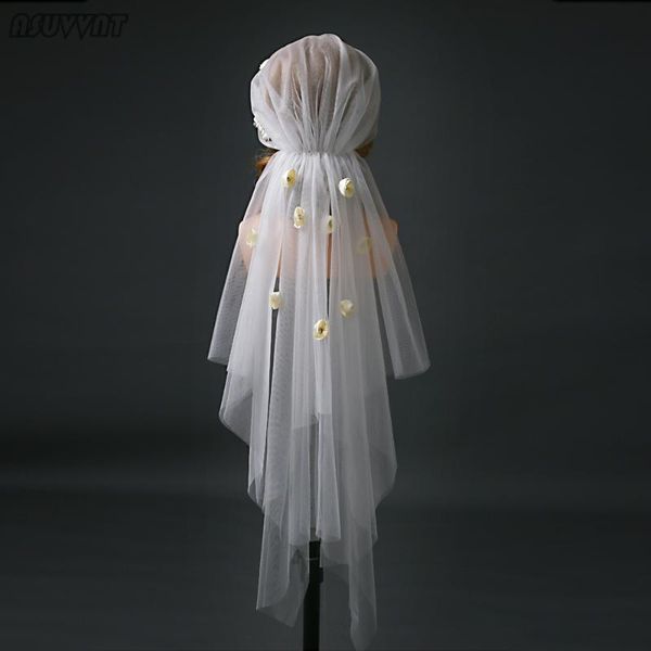

bridal veils fashion wedding veil lace flower hat bride hair comb pearl rhinestone, Black