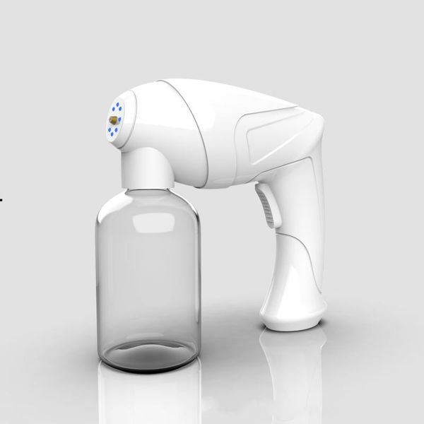 

watering equipments wireless nano household sprayer atomization fogger machine blue light battery disinfection gun nanos steam spray guns 30