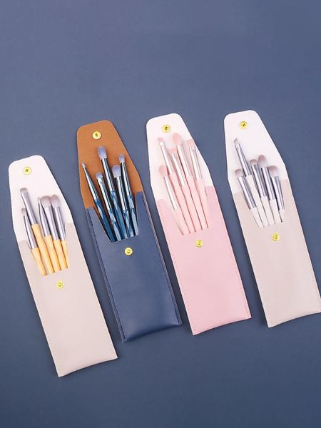 

makeup brushes 5 eyeshadow brush set soft hair detail small portable quick eye tool