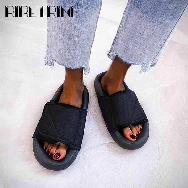 

sandals arrival ins elegant comfort flat slides women summer daily casual beach slippers shoes woman, Black