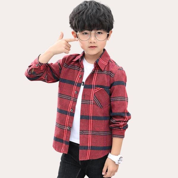 

shirts for boys striped children's shirt spring autumn blouse boy teenage clothes 6 810 12 14, White;black
