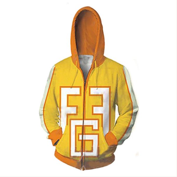 

men's casual shirts 3d printed men women my hero academia hoodie cosplay yellow zip up fatgum hooded hoodies sweatshirts uniforms qznc, White;black