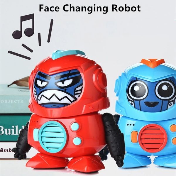 

creative trick toy classic funny novelty game toy voice changing robot distortion robot face-changing recording kid play games