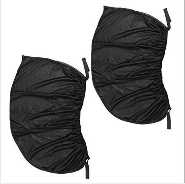 

car sunshade 2pcs kids sun shade shield socks rear side window square uv cover stretchable mesh