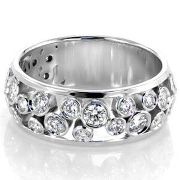 

wedding rings fashion and exquisite shape hollow zircon ladies ring luxury prom party jewelry, Slivery;golden