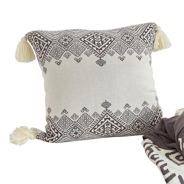 

cotton knitted pastoral brown cushion cover thanksgiving christmas pillow backyard home decor case cushion/decorative