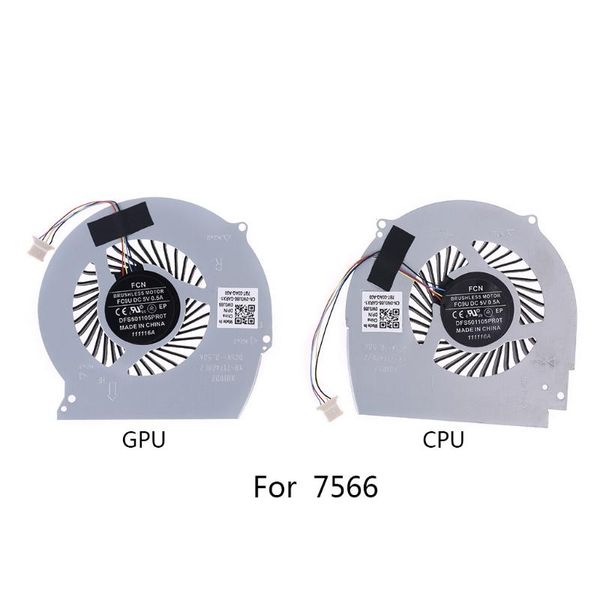 

lapcooling pads cpu gpu fan for 7566 7567 cooler notebook computer replacement accessories