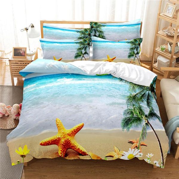 

bedding sets 3d sea set  duvet cover bed cotton bedroom