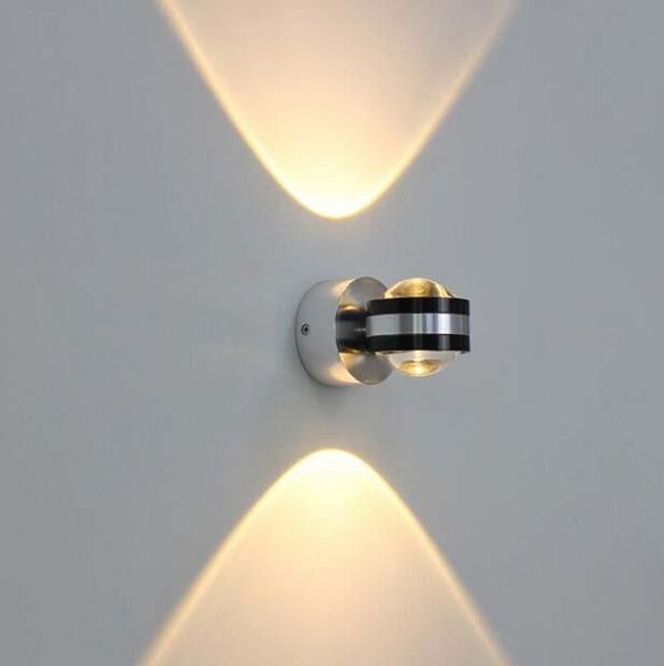 

wall lamp modern minimalist lamps 6w ac85-265v led sconce light up/down living room bedroom bedside aisle ktv multicolour