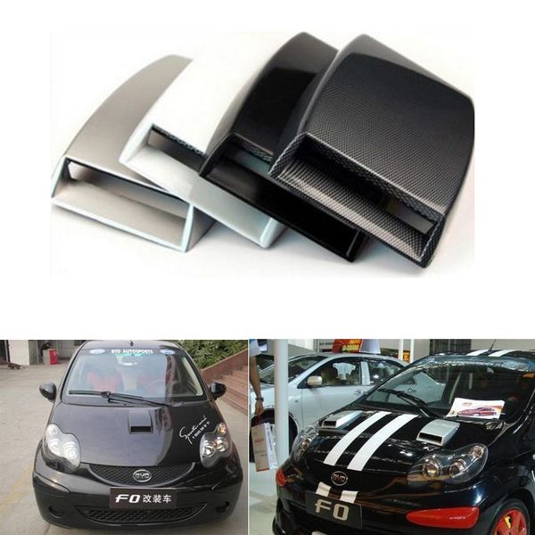 

universal car decorative air flow intake scoop bonnet vent sticker cover hood