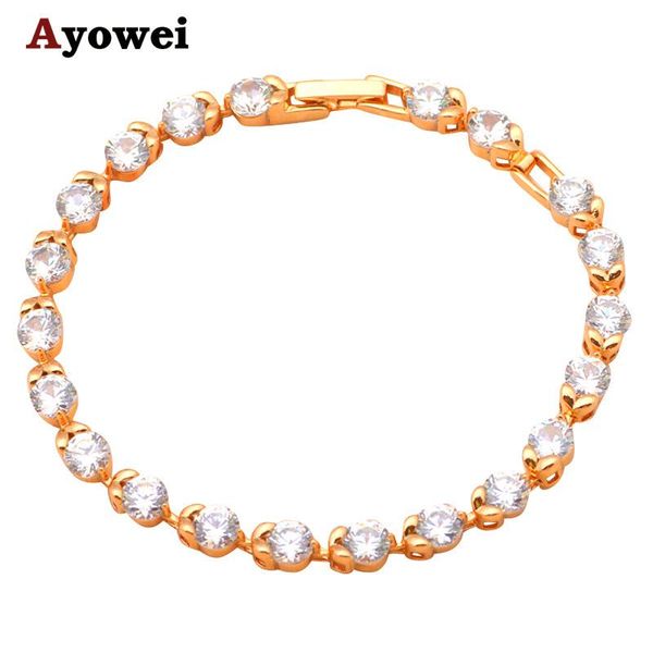 

buying white crystal style zirconia gold tone beautiful bracelets health nickel & lead fashion jewelry tb490a link, chain, Black