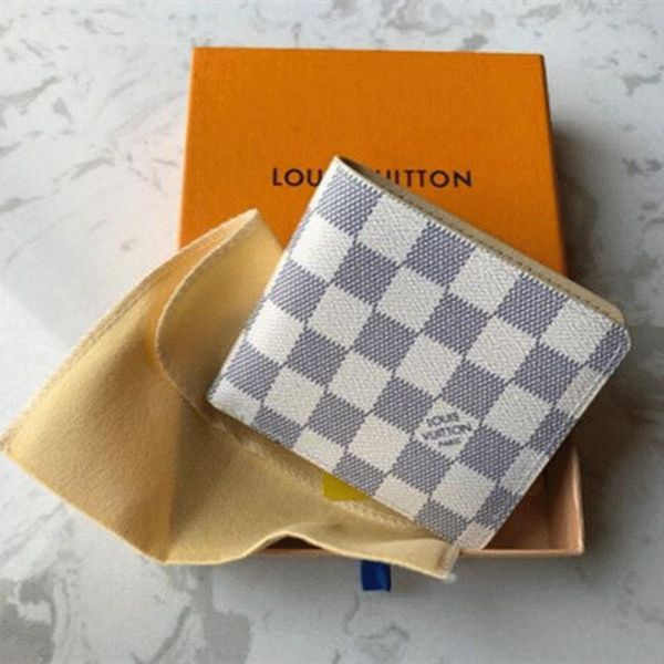 

518 gglvlouisvittonyslvutton paris plaid style high-end mens wallet credit card holder purse men wallets, Red;black