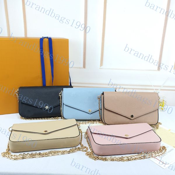 

fashion designer women shoulder bag woman bags chain purse all colour luxury pochette size 21 11 2 cm 61276
