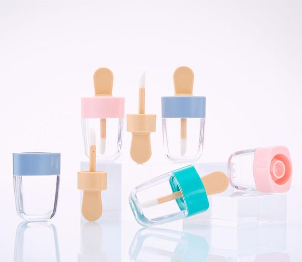 

storage bottles & jars dhl ice cream diy lip glaze tube lipstick empty injection tubo de brillo labios transparent gloss cosmetic