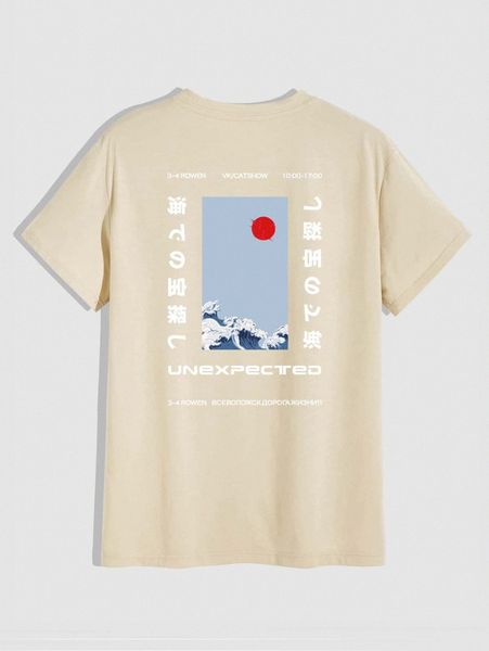 

romwe guys letter graphic tee 23sa#, White;black
