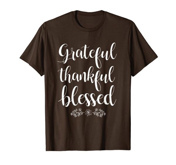 

Grateful Thankful Blessed Tshirt Christian Lover Gift Tee, Mainly pictures