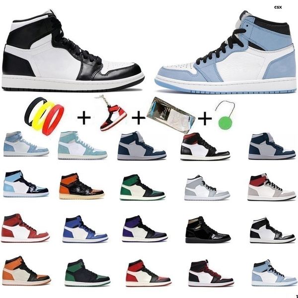 

designer jumpman 1 mens basketball shoes hight cut shattered backboard unc 1s gold 3 cactus jack obsidian banned bred toe men women trainer