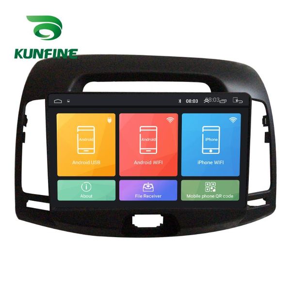 

player octa core android 8.1 car dvd gps navigation deckless stereo for elantra 2008 2009 2010 headunit radio