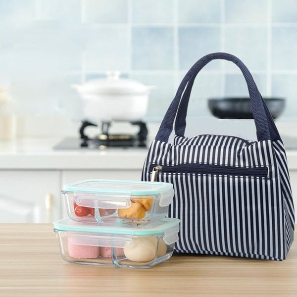 

storage bags lunch bag insulated picnic cartoon concise carry case thermal portable cold bento organizador de ropa