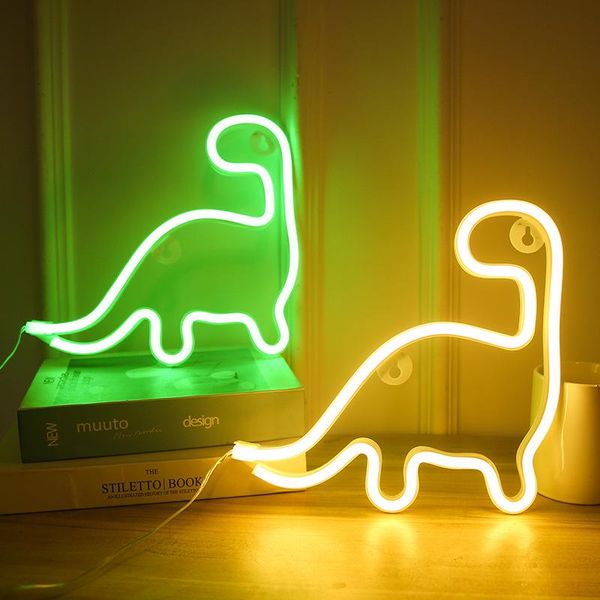 

strings led neon lights christmas hat dinosaur night light sign lamp for indoor wedding party decoration wall xmas gift