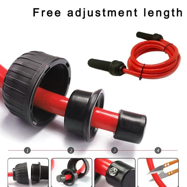 

weighted jump rope heavy with memory non-slip cushioned grip handles rw ropes