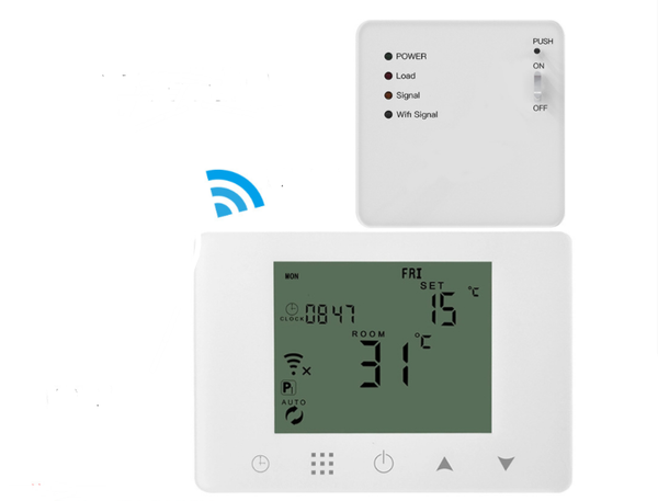 

smart home control wifi thermostat wall-hung gas boiler water electric underfloor heating temperature controller work with alexa google