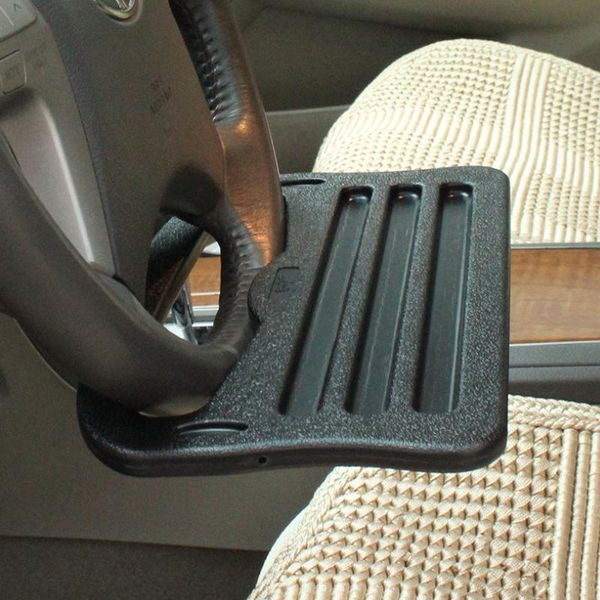 

car organizer lapstand notebook desk steering wheel tray table food/drink holder multi-function card computer