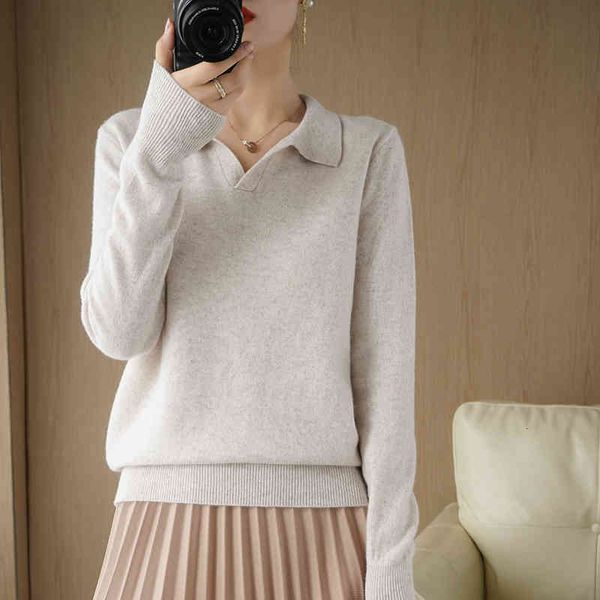 

women's sweaters female pure wool sweater, knitted or crocheted neck colour, autumn and winter 100% pq7v, White;black