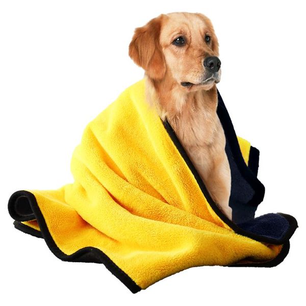 

towel water absorption quick dry microfiber small pet dog cat body wipe car