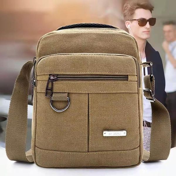 

backpack men's handbags multi-purpose shoulder bags casual canvas messenger couple