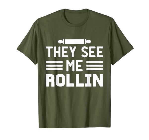 

They See Me Rollin Funny Baking Baker T Shirt Design, Mainly pictures