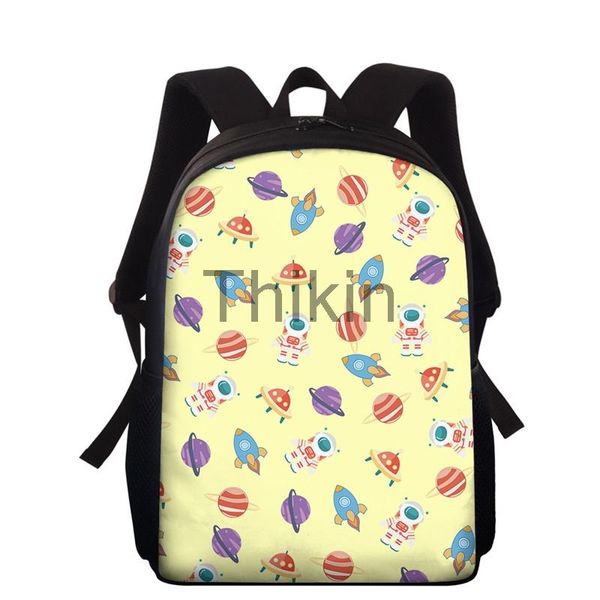 

school bags teenagers boys and girls cartoon astronaut pattern backpack daypack work travel lapmochila