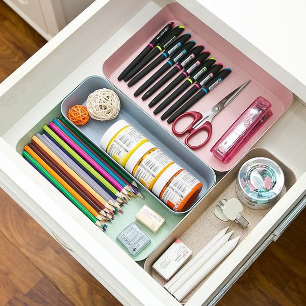 

kitchen storage & organization 1pc plastic drawer tray organizer degradable material divider tools grocery