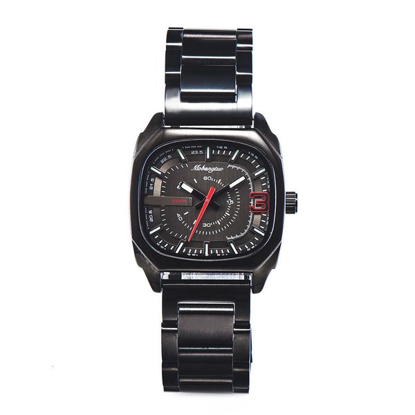 

wristwatch high grade watch female student's square couple's, Slivery;brown