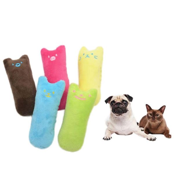 

cat toys high quanlity cute interactive fancy pets teeth grinding catnip thumb bite mint