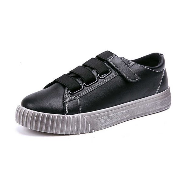 

dress shoes women of breathble mode vulcanized footwear pu leather shoes platform surrender to white casual kn4n, Black