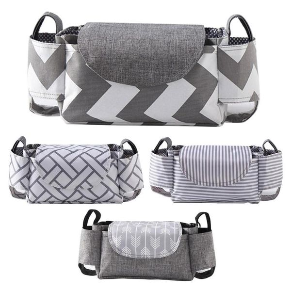 

fashion baby stroller organizer waterproof carriage bottle bag mummy diaper nappy storage comer bags