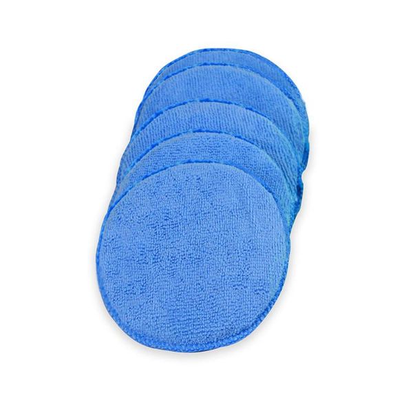

car sponge 10pcs applicator pads microfiber polishing waxing 13*13*2.5cm blue+yellow cleaning tool