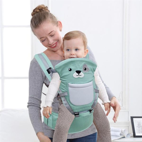 

carriers, slings & backpacks ergonomic baby carrier cartoon bear sling shoulder backpack infant hipseat kangaroo waist bag