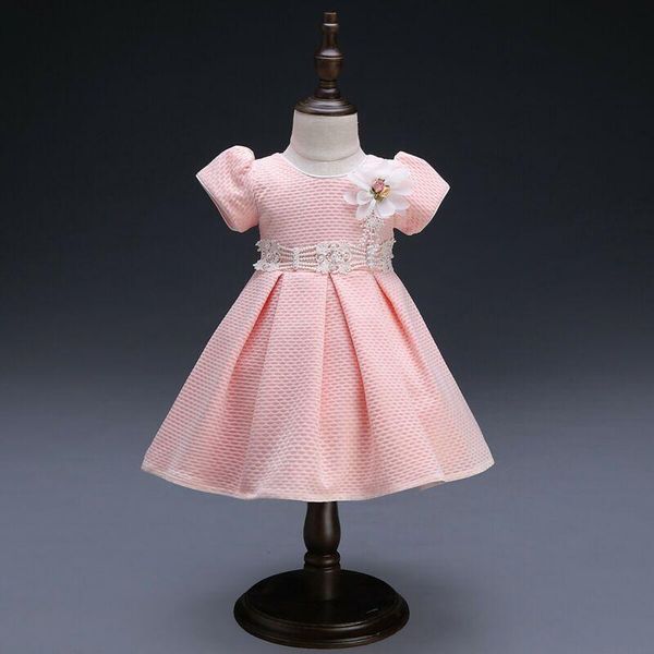 

girl's dresses girls clothes baby girl dress bridesmaid flower kid bow princess party wedding formal, Red;yellow