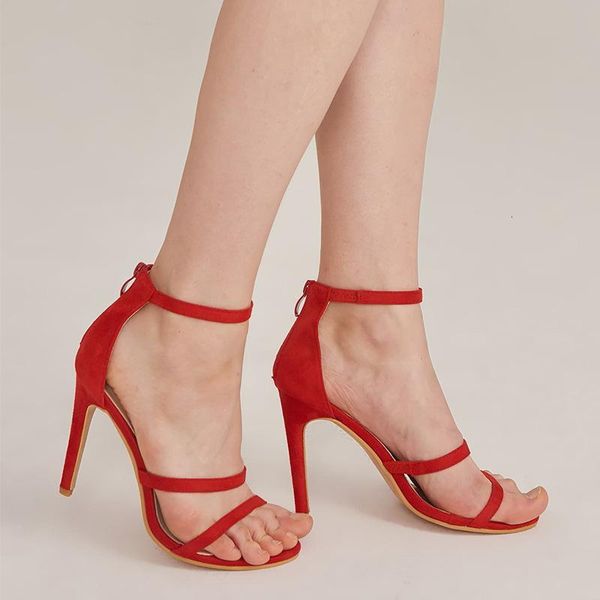 

sandals shoes women heels summer heel sandal girl open toe women's black red xdh2