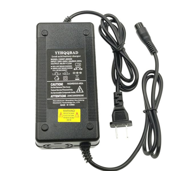 

48v 2a lead acid battery charger for 57.6v lead acid battery electric bicycle bike scooters motorcycle charger 3p gx16 plug
