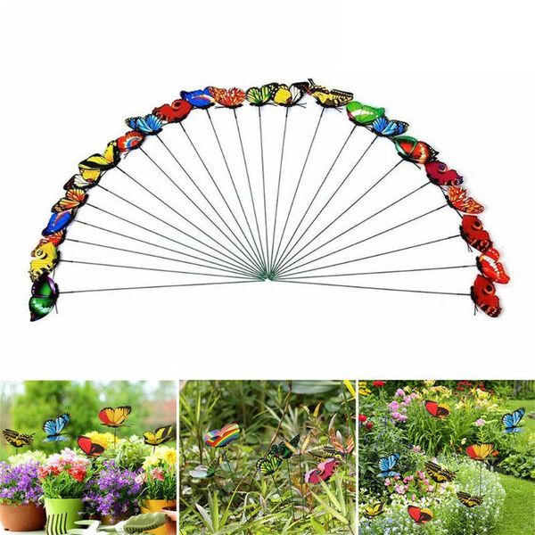 

decorative flowers & wreaths 50pcs 12cm double layer artificial animal decoration fake cartoon landscape indoor outdoor ornaments